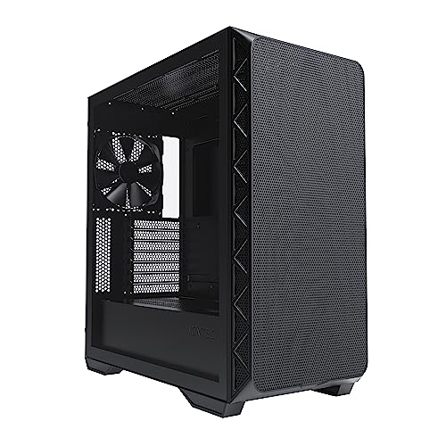 Montech AIR 903 Base, E-ATX Mid Tower Case, High Airflow with Max Capacity, 3X 140mm PWM Fans Pre-Installed, Tempered Glass Side Panel, Mesh Front, Type-C, Support 4090 GPUs, Black